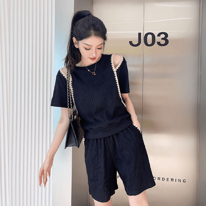 Koreańska moda T-shirty z odkr – Blouse Off Shoulder recenzja i cena