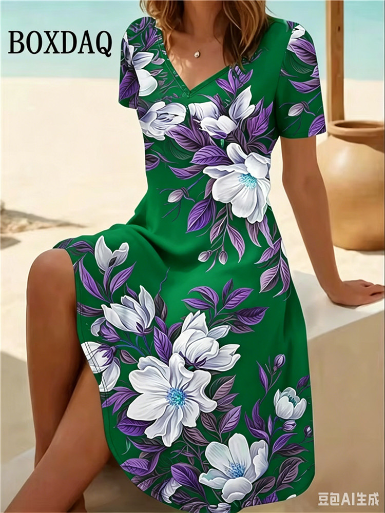 Sukienki damskie w rozmiarze 6 – Romper Floral Print recenzja i cena