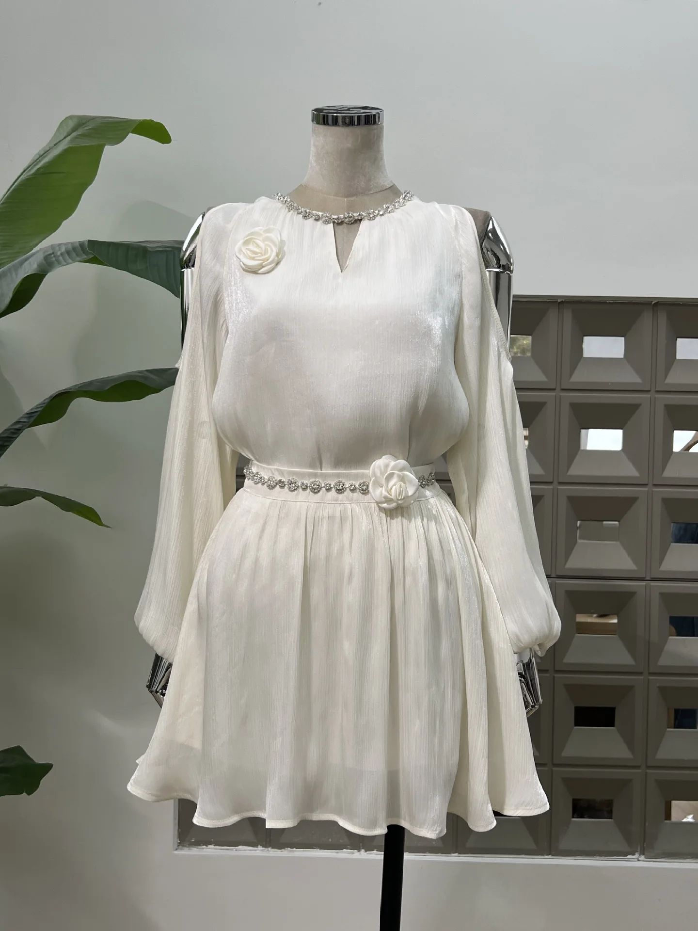 Damskie dwuczęściowe sukienki, – Blouse Off Shoulder recenzja i cena