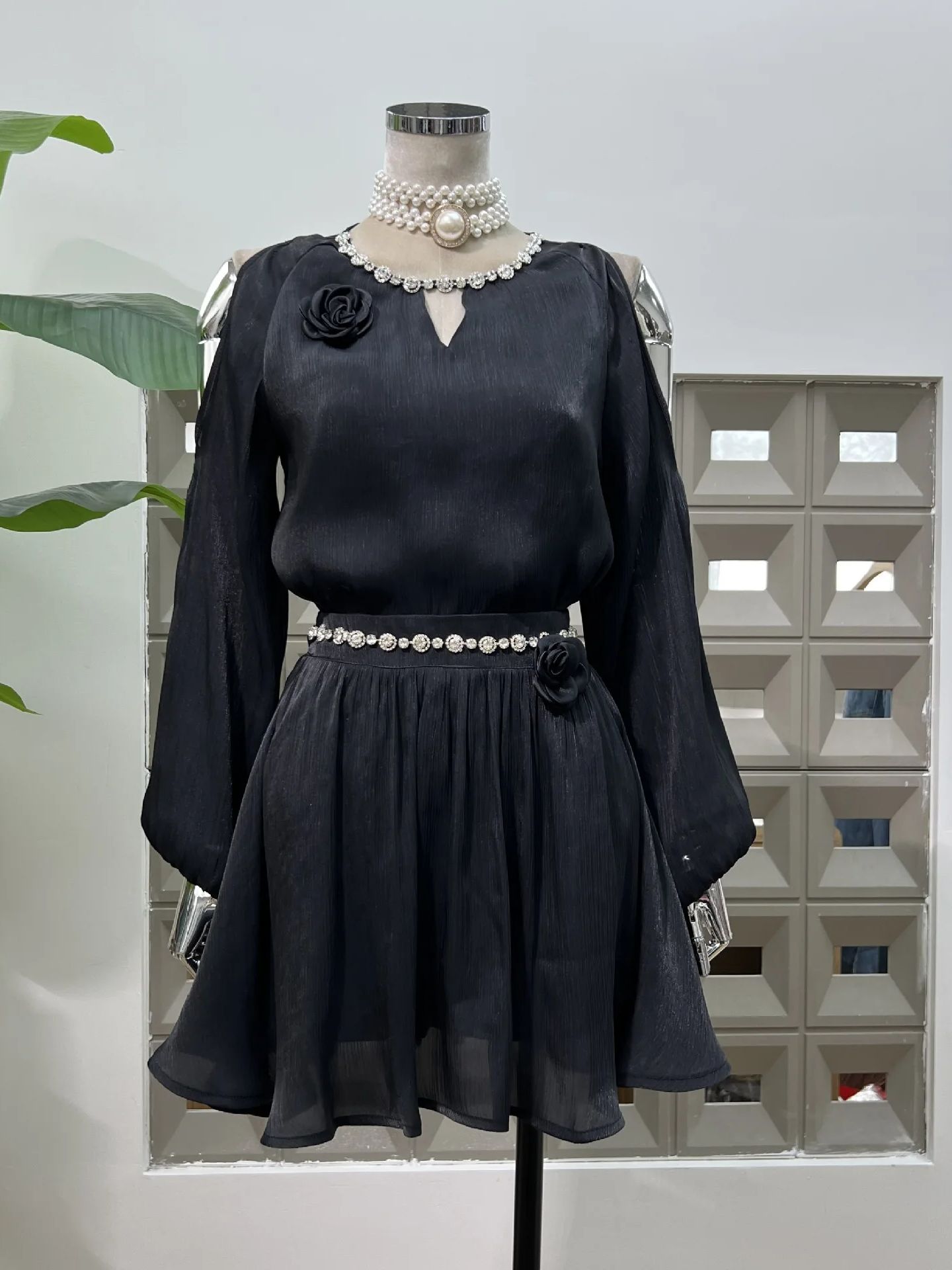 Damskie dwuczęściowe sukienki, – Blouse Off Shoulder recenzja i cena