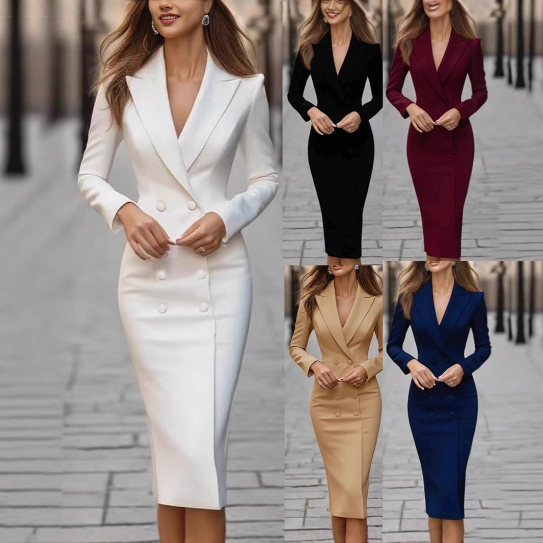 Elegancka sukienka na imprezę  – Linen Dress Wrap recenzja i cena