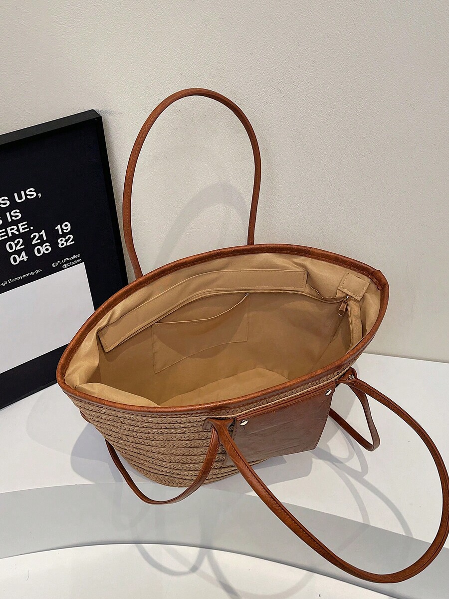 Modna, pojemna, tkana torba ty – Tote Bag Beach recenzja i cena