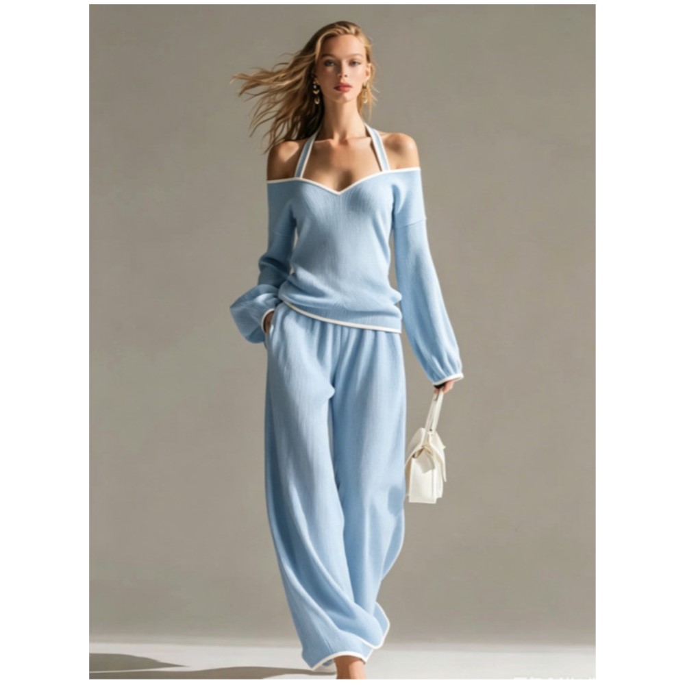 Damski seksowny komplet: bluzk – Blouse Off Shoulder recenzja i cena