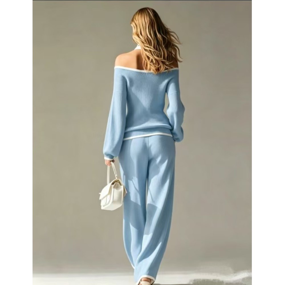 Damski seksowny komplet: bluzk – Blouse Off Shoulder recenzja i cena